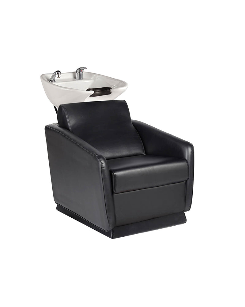 Beige hairdresser starter kit - with 2 styling stations, 1 washing station, and equipment